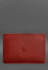 Чохол із натуральної шкіри для MacBook 13 дюйм Червоний, Червоний