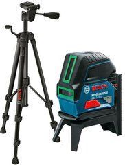 Лазерный нивелир Bosch GCL 2-15 G + штатив BT 150 + чехол