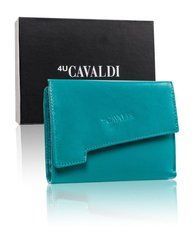 Гаманець жіночий шкіряний 4U CAVALDI RD-DB-05-GCL блакитний