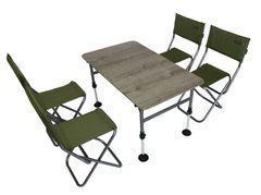 Комплект меблів складаний Novator SET-2 (100х60), Коричневий