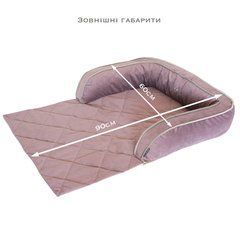 Диванний лежак для собак та котів Sofa Bed Powder