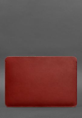 Чехол из натуральной кожи для MacBook 13 дюйм Красный