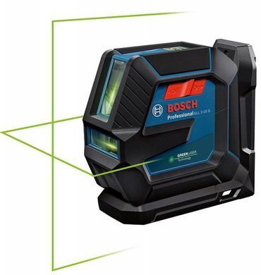 Лазерний нівелір Bosch GLL 2-15 G Professional у кейсі (0601063W02)