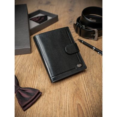 Кошелек мужской кожаный ROVICKY PC-102L-BAR BLACK