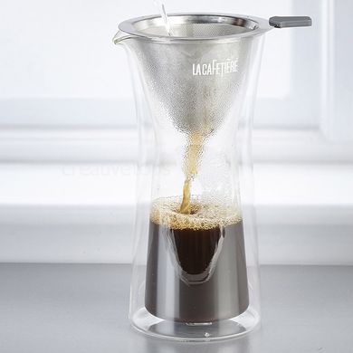 CT La Cafetiere Edited Фильтр капельный стеклянный с двойной стенкой