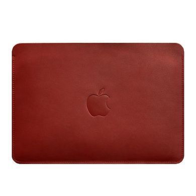 Чехол из натуральной кожи для MacBook 13 дюйм Красный