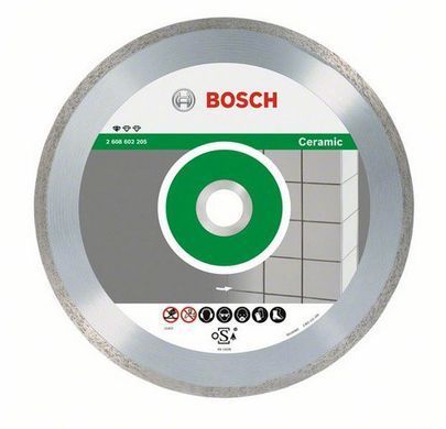 Круг алмазний Bosch Standard for Ceramic 200 x 25,4 x 1,6 x 7 mm