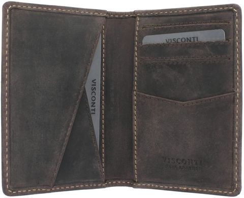 Кардхолдер кожаный Visconti VSL31 Crossbow Oil Brown