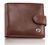 Стильне шкіряне чоловіче портмоне ST Leather В103 Коричневий, Коричневий