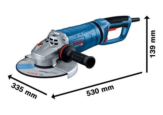 Кутова шліфувальна машина Bosch GWS 27-230 JR (06018C7320)