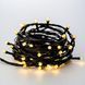 Новогодняя гирлянда штора 3х2 м 144 LED комнатная белый провод Жёлтый ZWM32144LEDY