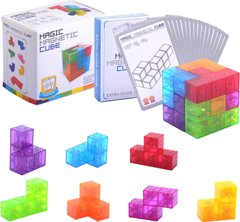 Волшебный Магнитный Куб Игрушка для Развития Интеллекта и Снятия Стресса Magnetic CUB