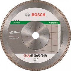 Діамантове коло Bosch Best for Ceramic Extraclean Turbo, 230&times;22,23&times;1,8 мм (2608603597)