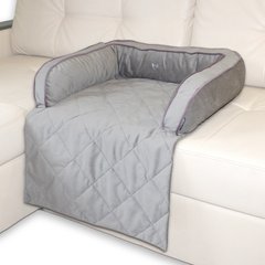 Диван лежак для собак и кошек Sofa Bed Silver