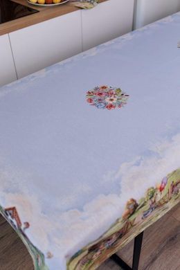 Великодня гобеленова скатертина на стіл Настрій 135х140 см, 140, Пасха