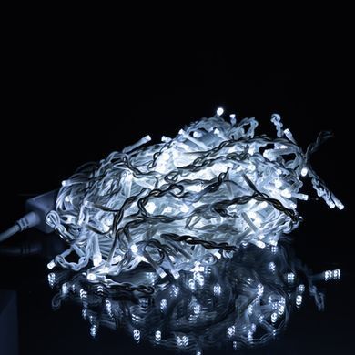 Уличная гирлянда Бахрома 12 м 200 LED белый провод Белый 12MWW