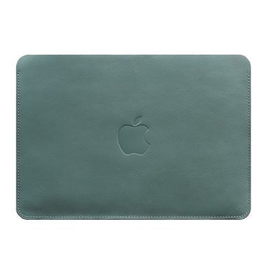 Чохол із натуральної шкіридля MacBook 13 дюйм Бірюзовий, Бирюзовый