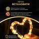 Новорічна гірлянда кімнатна Роса з пультом 100 м 1000 LED нитка зелений провід Жовте сяйво 1000L100MGY