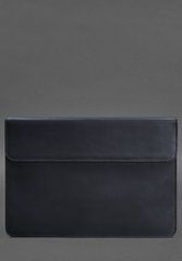 Шкіряний чохол-конверт на магнітах для MacBook 15 дюйм Синій Crazy Horse, Синий