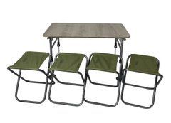Комплект меблів складаний Novator SET-4 (100х60), Коричневий