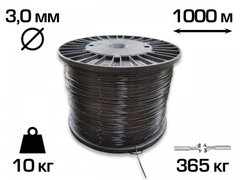 Пластикова шпалерний дріт (Агрошпалера) Італія 3 мм (1000 м)