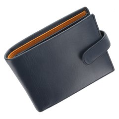 Чоловічий шкіряний гаманець Visconti PM100 - Vincent (blue / mustard)