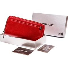 Кошелек женский кожаный ROVICKY CPR-8931-BAR-6903 Red