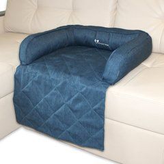 Диванний лежак для собак та котів Sofa Bed Denim
