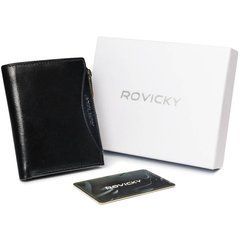 Гаманець чоловічий шкіряний ROVICKY 1006-03-BOR-1119 чорний