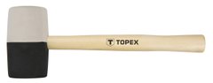 Topex 02A355 Киянка гумова 63 мм, 680 г, чорно-біла гума