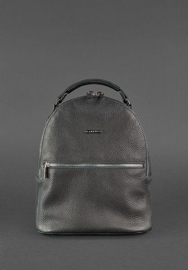 Кожаный женский мини рюкзак Kylie черный