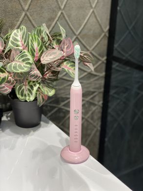 Зубна щітка ультразвукова Sonic Pro 3D, 5 насадок в кейсі, рожева