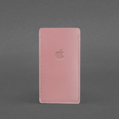 Шкіряний чохол для iPhone 12 Рожевий, Рожевий