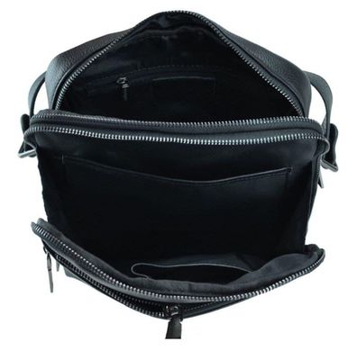 Чоловіча шкіряна сумка на плече Tiding Bag A25-72145-3A, Черный