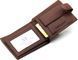 Коричневое мужское портмоне из натуральной кожи с фиксацией ST Leather ST103