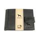 Кошелек мужской кожаный Ridgeback JBNC34 BLK черный