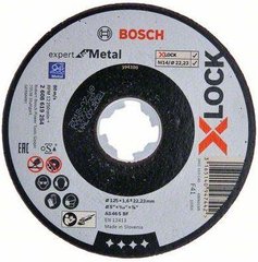 Круг відрізний Bosch X-LOCK Expert for Metal 125x1.6 мм
