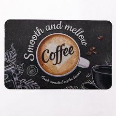 Килимок для кухні Smooth and mellow Coffee 38*58 см діатомітовий HP-42-45, Черный