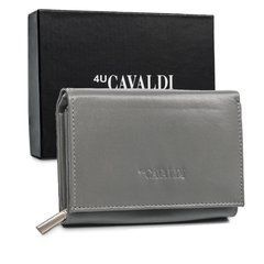 Гаманець жіночий шкіряний 4U CAVALDI RD-02-GCL-7000 сірий