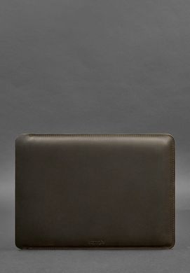 Шкіряний чохол для MacBook 13 дюйм Темно-коричневий Crazy Horse, натуральна шкіра Crazy Horse