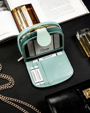 Кошелек женский кожаный LORENTI 43972-SH-RFID-1371 ментоловый