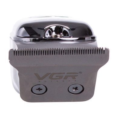 Машинка для стрижки волосся акумуляторна Сріблястий VGR V-071