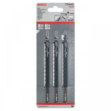Полотно для лобзика Bosch (2608637944) T 344 D, HCS 3 шт