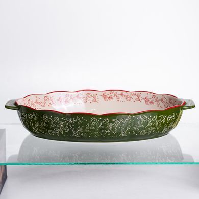 Форма для запекания и сервировки Vintage Овальная с ручками HM04-14