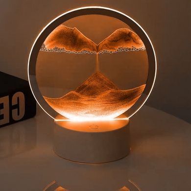 Нічник 3D з'єднувальні піски з Led-підсвіткою 7 режимів золотий пісок, Золотий