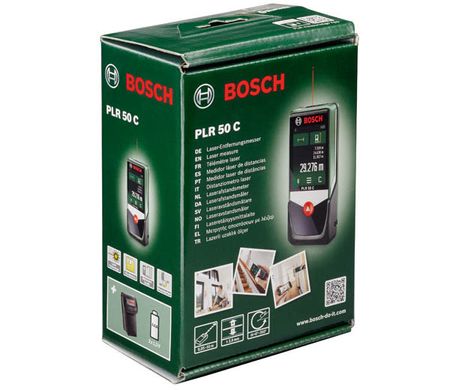 Лазерний далекомір Bosch PLR 50 C (0603672220)