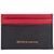 Кардхолдер кожаный Smith & Canova 26827 Devere (Black-Red)