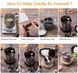 Професійний подарунковий набір для виготовлення свічок DIY Candle making Kit, Білий