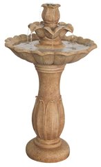 Декоративний фонтан Engard "Кам'яна квітка" 42×42×73 см