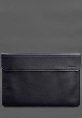 Шкіряний чохол-конверт на магнітах для MacBook 15 дюйм Темно-синій